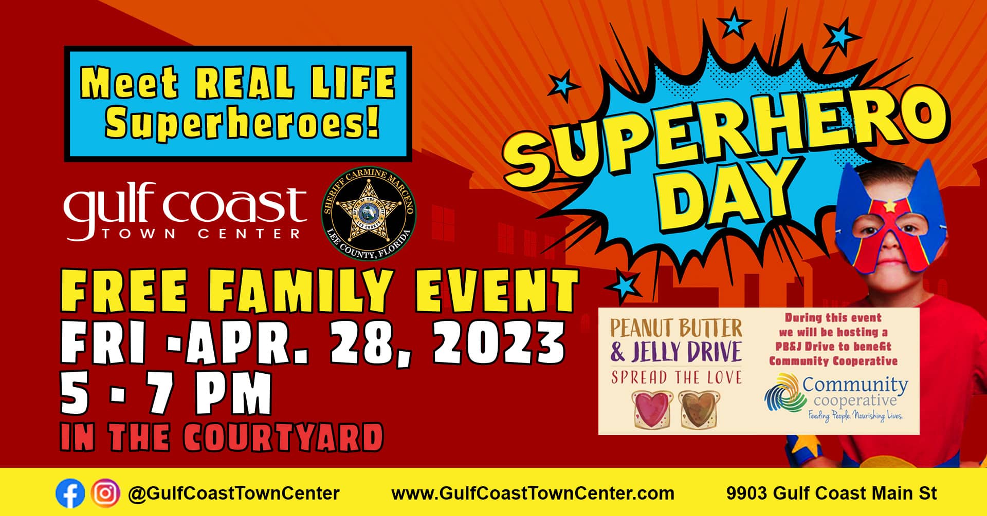 National Superhero Day Gulf Coast Town Center